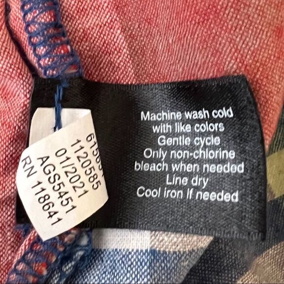 Lane Bryant Plaid Off The Shoulder Blouse. Super Cute!!. Sz 18/20. EUC! - Picture 7 of 11